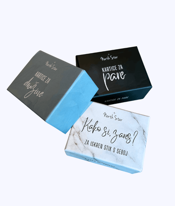 Paket - Pogovorne kartice za pare, za družine in Kako si, zares?