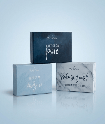 Paket - Pogovorne kartice za pare, za družine in Kako si, zares?